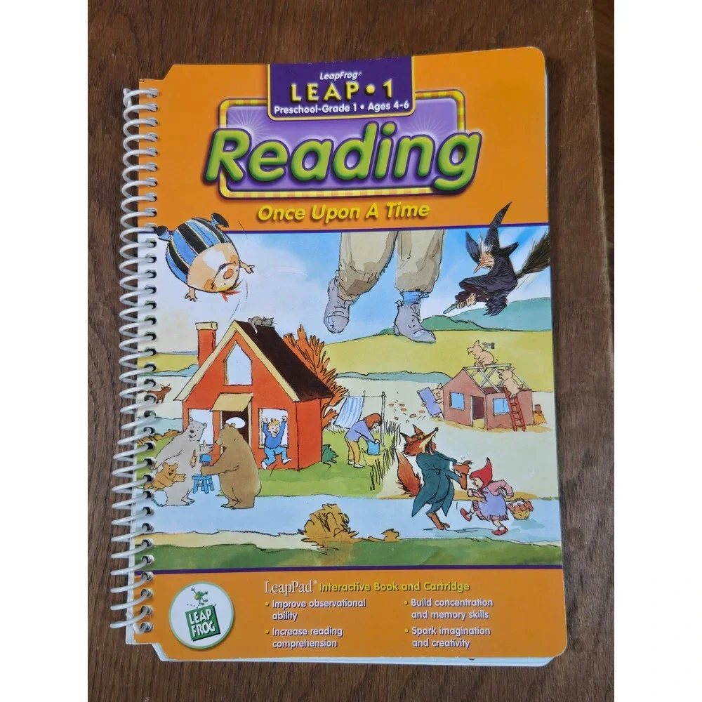 LeapFrog LeapPad Interactive Books Lot Reading Writing Music Disney Tigger PreK2